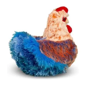 Gallina de peluche Douglas Henrietta de hilo azul gallina_4