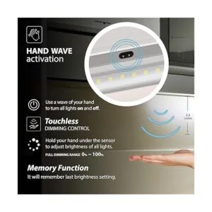 EShine Acabado blanco 3 paneles extralargos de 20_2