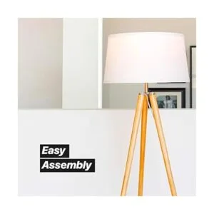 Lámpara de pie Emma de trípode de Brightech. Diseño_4