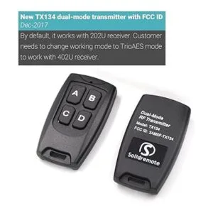 2 Pack solidremote 433 MHz Secure Rolling Code Mandos a_2