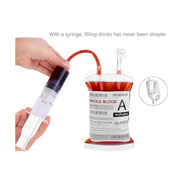 Bolsa de sangre para bebidas Wynk paquete de 10 bolsas de_3