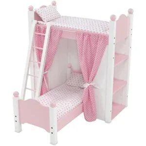 Emily Rose Mueble de cama de muñeca de 18 pulgadas_1