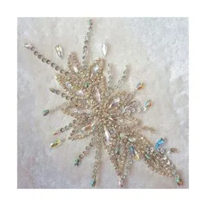 Exquisitos parches de cristal brillante hechos a mano de_7