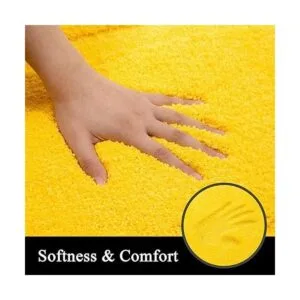 SHACOS Alfombra de baño súper suave alfombra de baño de_4