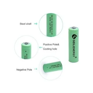 GEILIENERGY NICD AA 800mAh Batería recargable para luz_3