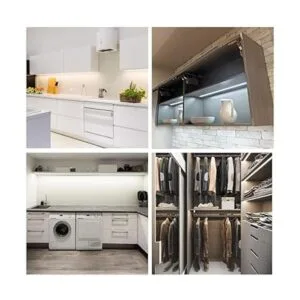 EShine Acabado blanco 3 paneles extralargos de 20_5