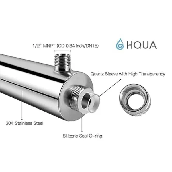 HQUA OWS6 Filtro esterilizador de purificador de agua_3