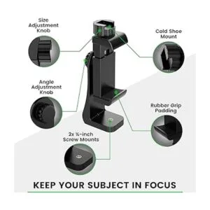 KobraTech Adaptador de montaje en trípode para teléfono_4