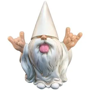 Gnomo Rocker George Este gnomo va a rocar su jardín_5
