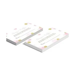 Baby Shower pañal Rifa Juego Las Niñas Invitar Insert Card_2