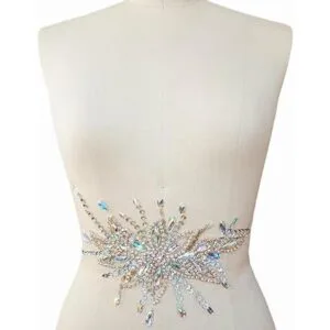 Exquisitos parches de cristal brillante hechos a mano de_2