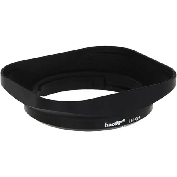 Haoge LHX35 Parasol de lente de metal cuadrado de_1