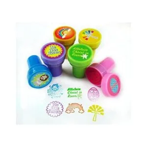 24 Pcs Vive Jesús Stampers para niños_2