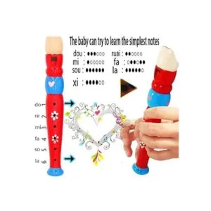 2 grabadoras pequeñas de madera para niños flauta piccolo_4