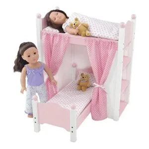 Emily Rose Mueble de cama de muñeca de 18 pulgadas_3