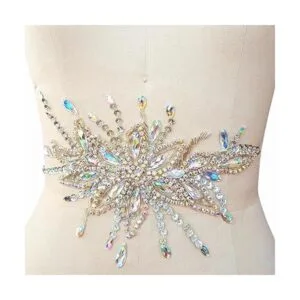Exquisitos parches de cristal brillante hechos a mano de_4