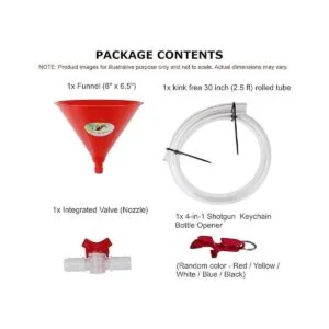 Embudo de cerveza con válvula fabricado en Estados_5