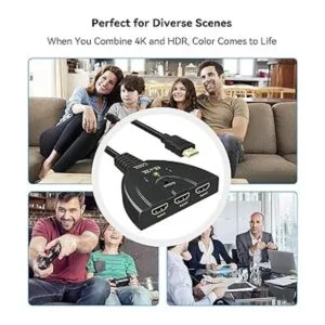 Interruptor HDMI Gana interruptor de 3 puertos 4 K_2