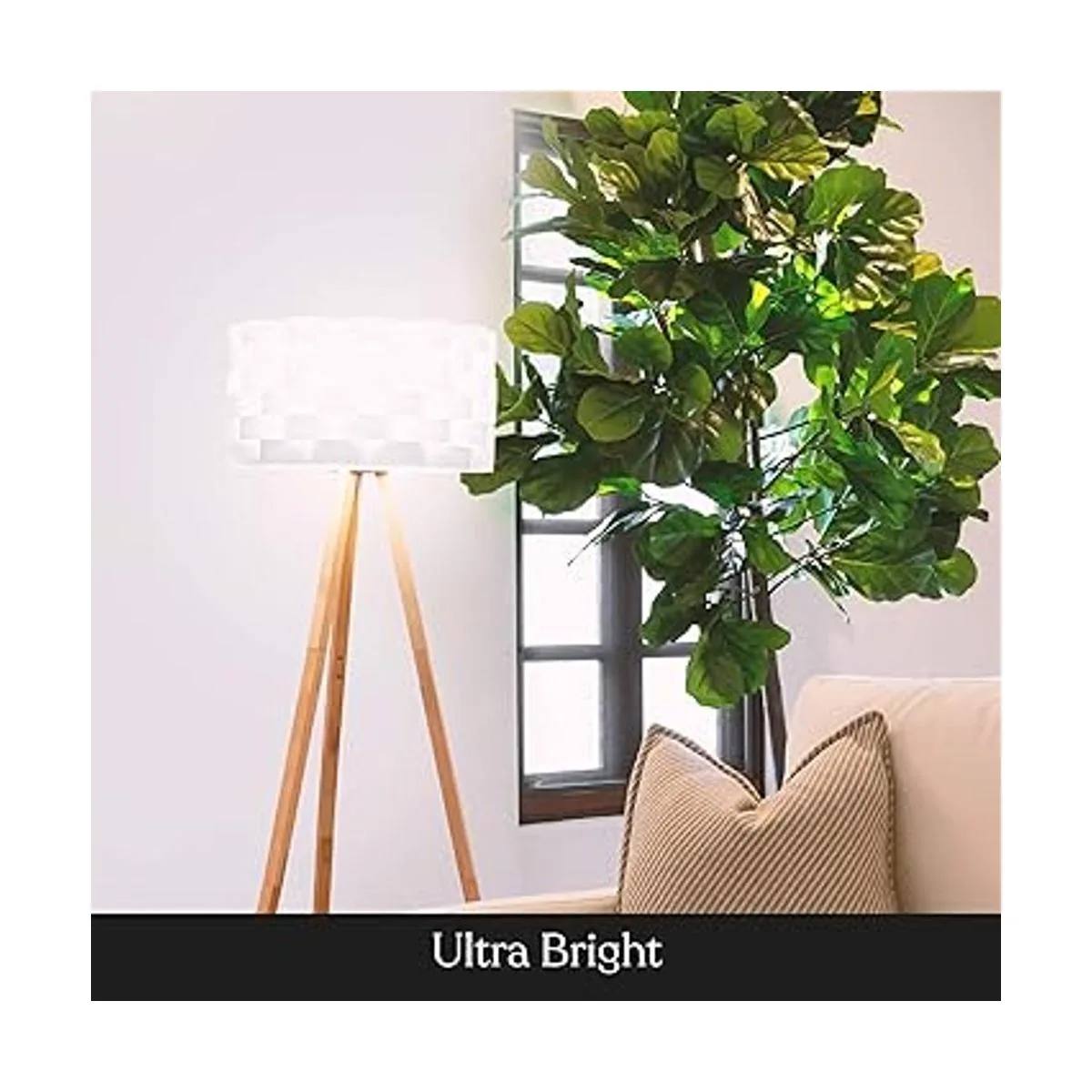 Lámpara de pie trípode de diseño minimalista series de_3