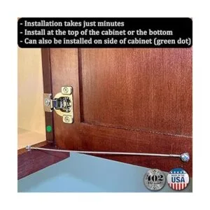 Restricción de puerta de cabinete 8 pulgadas limitador_4