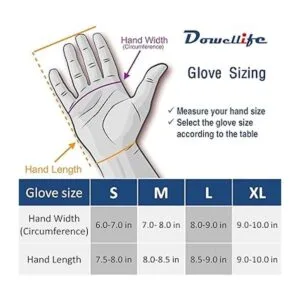 Dowellife Guantes resistentes al corte grado alimentario_7