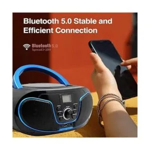 LONPOO CD estéreo Boombox sintonizador digital_5