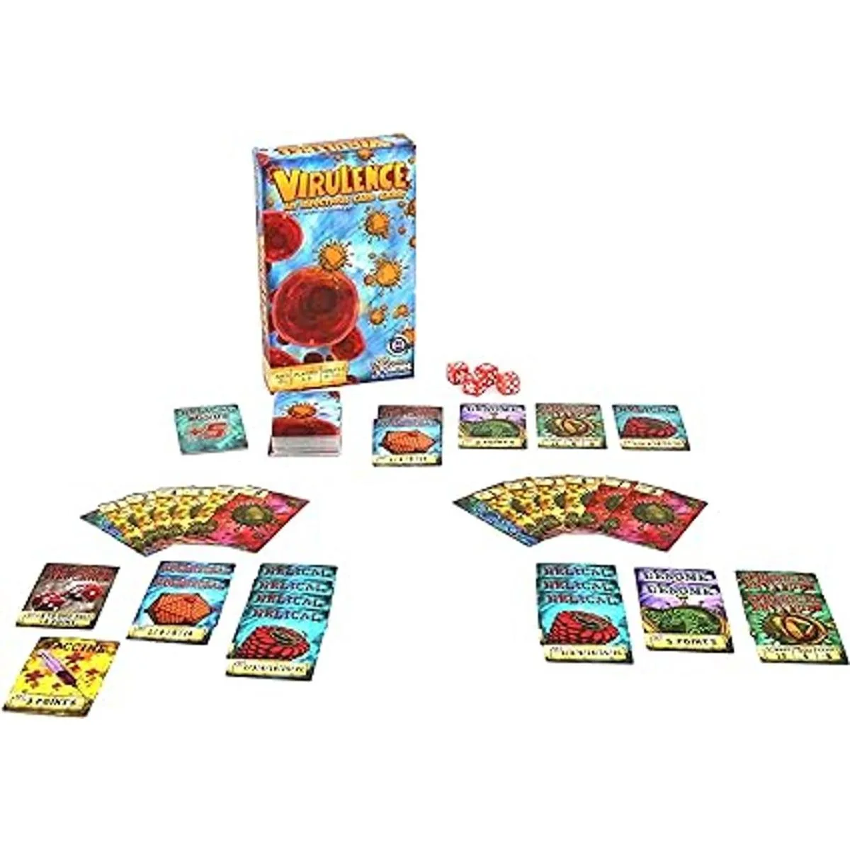 Genius Games Virulence an Infectious Card Game Juego de_5
