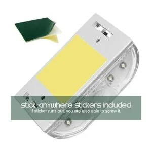 SENHAI Paquete de 2 luces de ojo de cerradura de puerta_4