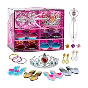Boutique de disfraz de princesa zapatos y joyas incluye_1