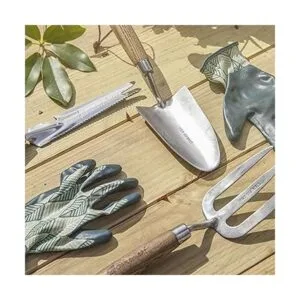 Acero inoxidable 3 piezas Jardín Juego de herramientas de_6