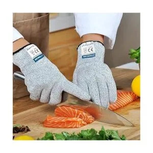 Dowellife Guantes resistentes al corte grado alimentario_4