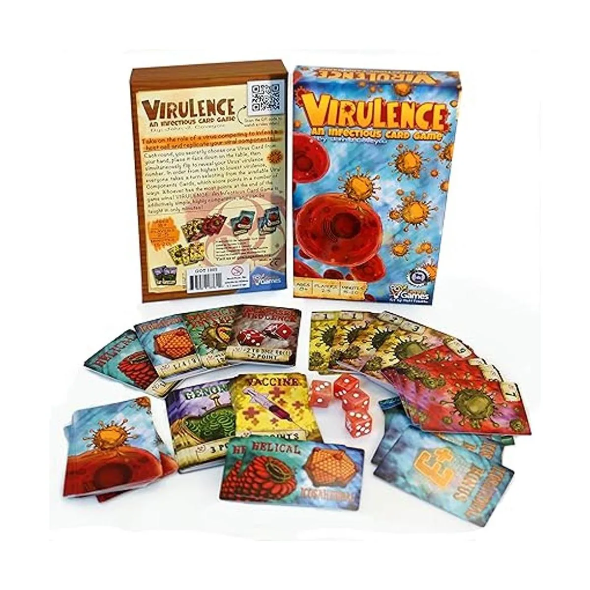 Genius Games Virulence an Infectious Card Game Juego de_2