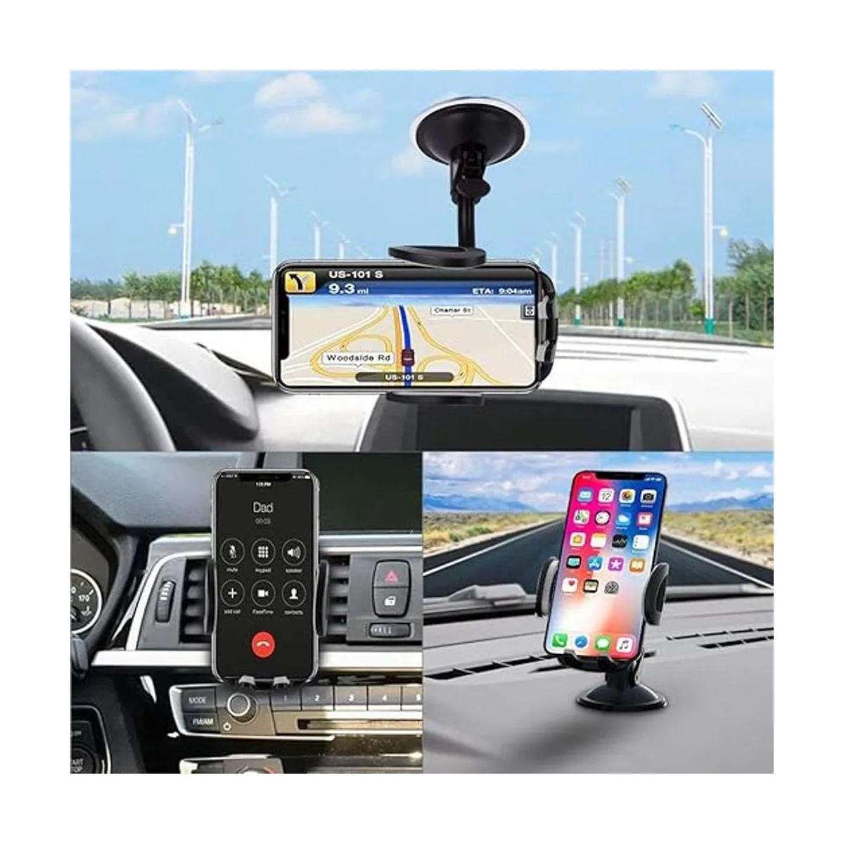 Montaje de teléfono para vehículo Vansky 3en1 soporte_2