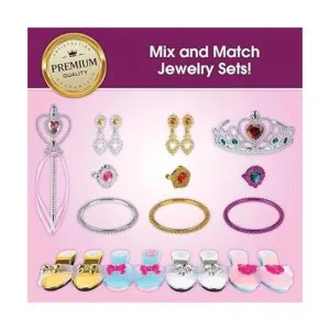 Boutique de disfraz de princesa zapatos y joyas incluye_3