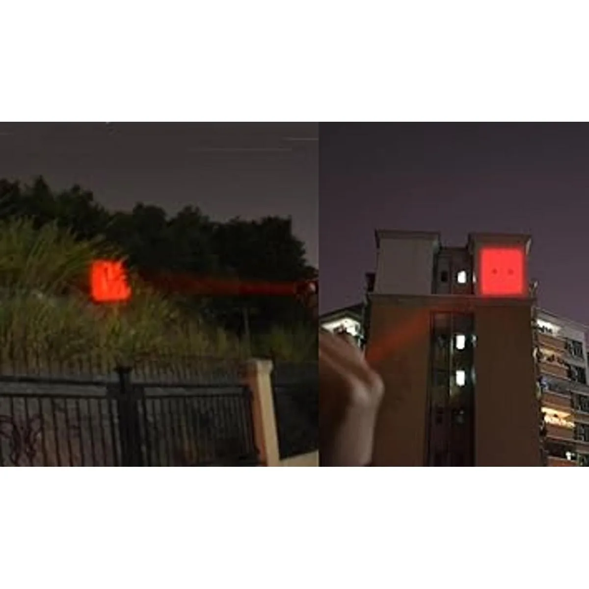 Linterna de luz LED roja de modo único de alta potencia_5