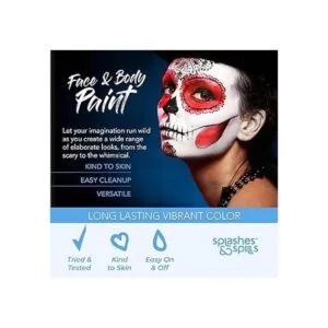 Pintura para la cara y el cuerpo activada por agua_3