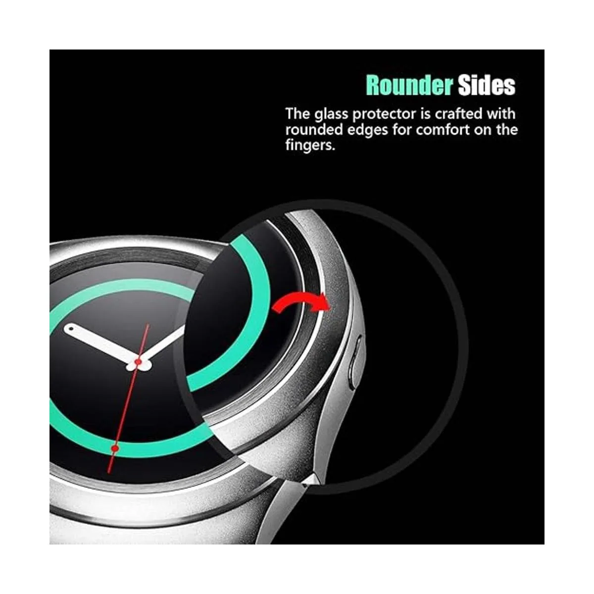 S2 Protector de visualización de vidrio templado akwox_5