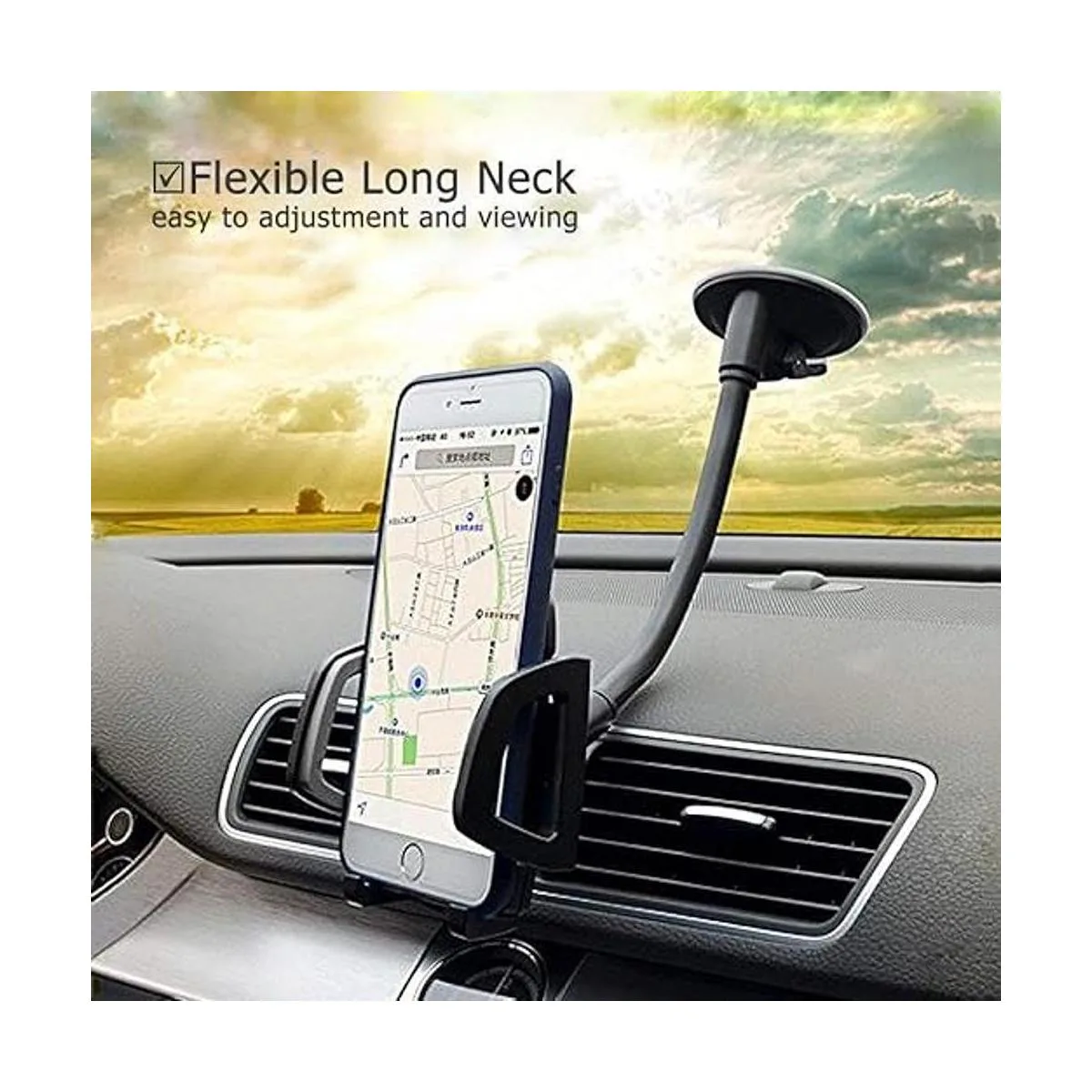 Montaje de teléfono para vehículo Vansky 3en1 soporte_3