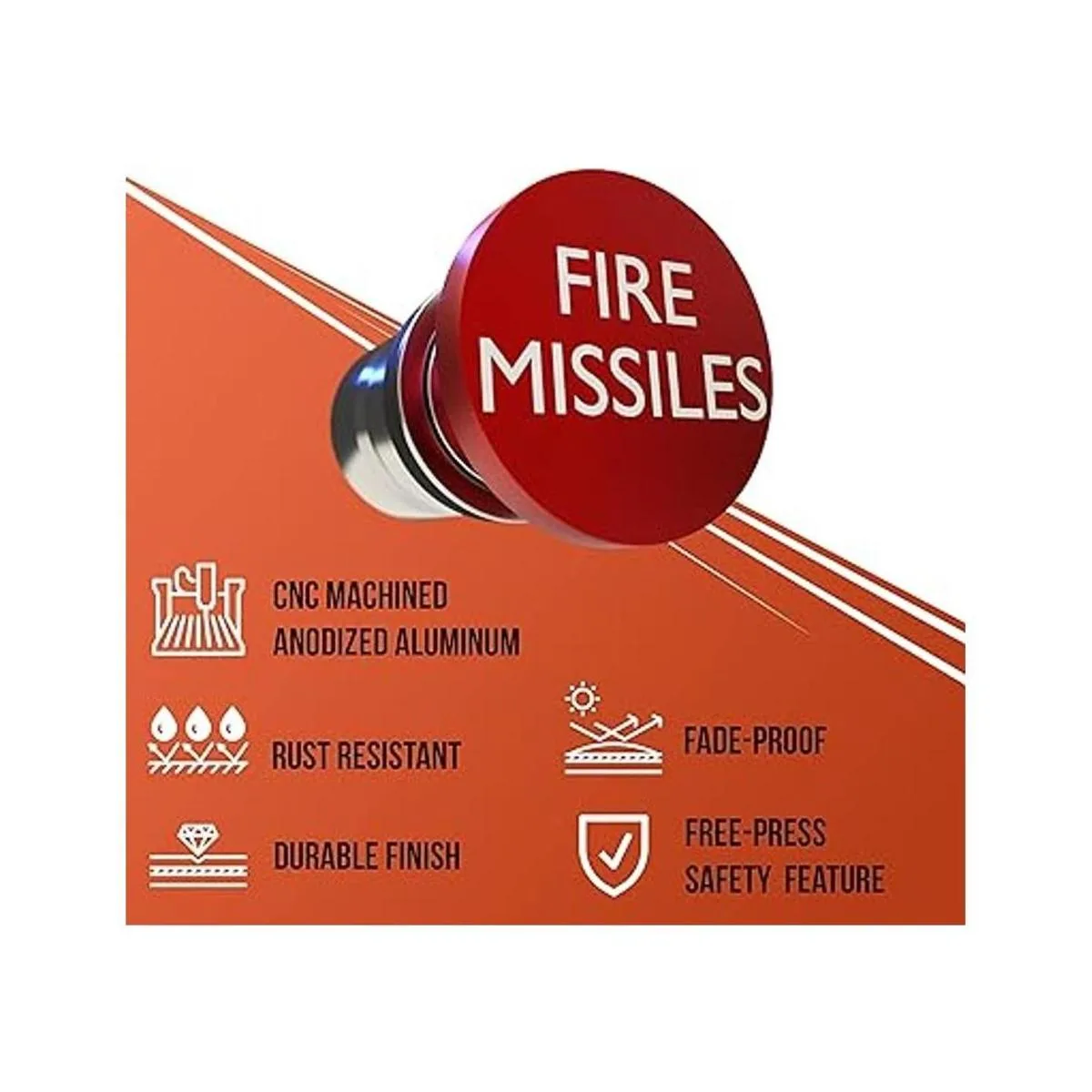 Encendedor de cigarrillos para coche botón lanza misiles_2