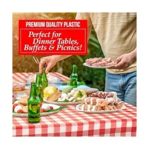 Mantel desechable rollo de mantel de plástico caja con_4