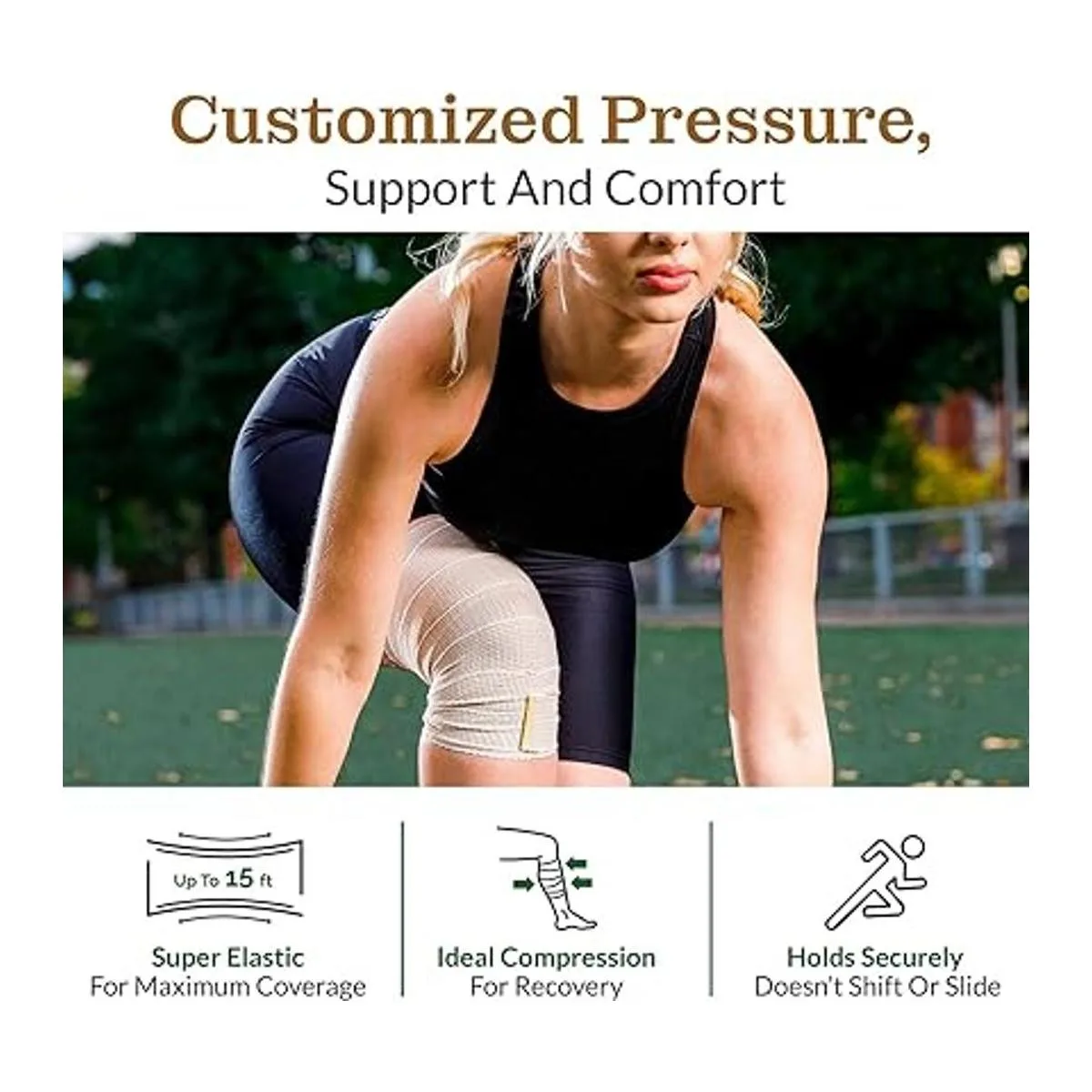 Nexskin Vendaje elástico de alta calidad 2 pulgadas de_4