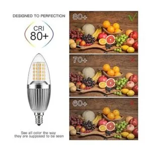 GEZEE Bombilla LED para candelabro no regulable_7