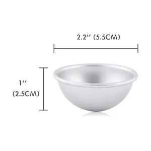 Molde metálico Bloss DIY de bomba de baño tamaño_6