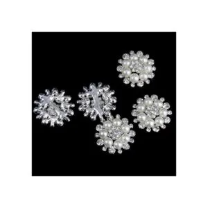 10 botones de diamantes de imitación de perlas botones de_7