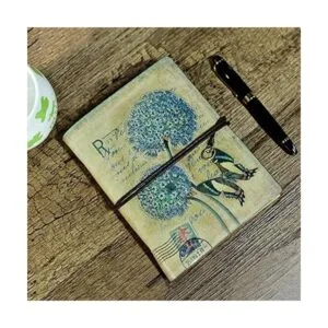 Diario Maleden de estilo vintage recargable de cuero_6