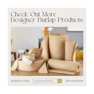 Caminos de mesa de arpillera 12 pulgadas de ancho x 30_6