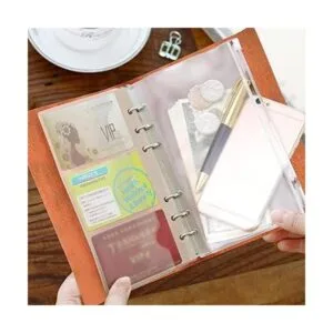 Diario Maleden de estilo vintage recargable de cuero_4