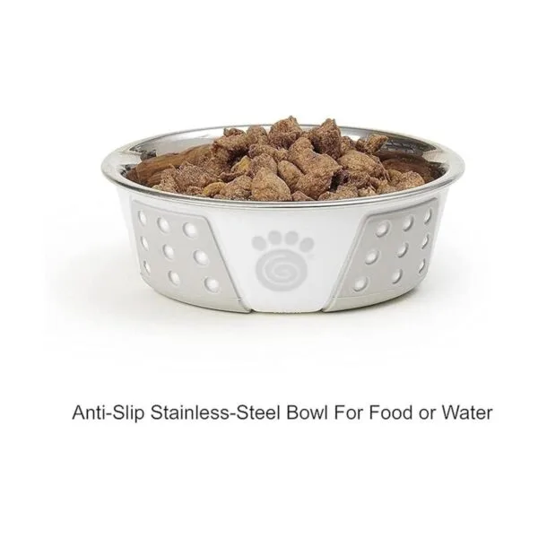 PetRageous 13097 Fiji Stainless Steel NonSlip Dishwasher_3
