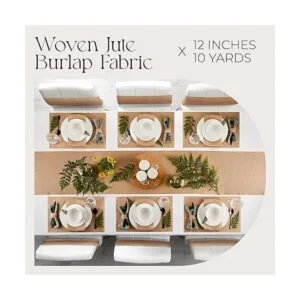 Caminos de mesa de arpillera 12 pulgadas de ancho x 30_2