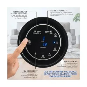 SILVERONYX Purificadores de aire para habitación grande_5